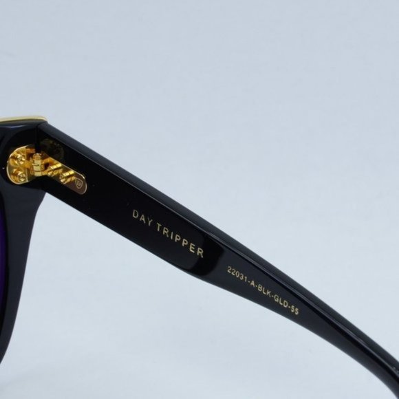 NEW DITA DAY-TRIPPER-22031-A-BLK-GLD-55-Z SUNGLASSES - Picture 8 of 13